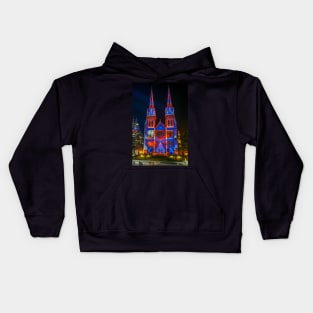 Christmas Time at St Mary's Cathedral, Sydney, NSW, Australia Kids Hoodie